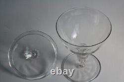 Ancien drageoir verre soufflé (60401)