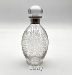 Ancien flacon à parfum ART DECO en cristal de BACCARAT modèle GOLFE JUAN 13,7 cm