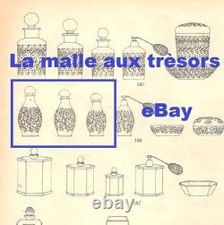 Ancien flacon à parfum ART DECO en cristal de BACCARAT modèle GOLFE JUAN 13,7 cm