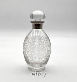 Ancien flacon à parfum ART DECO en cristal de BACCARAT modèle GOLFE JUAN 13,7 cm