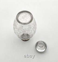 Ancien flacon à parfum ART DECO en cristal de BACCARAT modèle GOLFE JUAN 13,7 cm