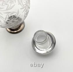 Ancien flacon à parfum ART DECO en cristal de BACCARAT modèle GOLFE JUAN 13,7 cm