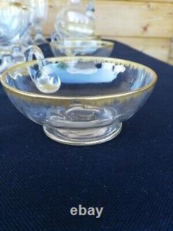 Ancien grand Service Cristal BaccaratVal St Lambert 57 pieces/Old Crystal
