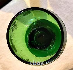 Ancien grand Verre à Vin Roemer Soufflé à la main XIXe Vert Vin d' Alsace