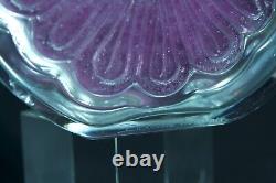 Ancien grand flacon parfum en pâte de verre Cristal signé Daum France Coppelia