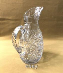 Ancien pichet / broc / verseuse en cristal BACCARAT modèle LAGNY 26,5 cm Carafe