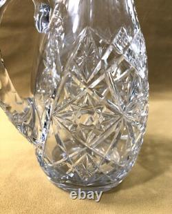 Ancien pichet / broc / verseuse en cristal BACCARAT modèle LAGNY 26,5 cm Carafe
