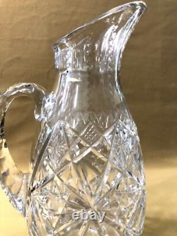 Ancien pichet / broc / verseuse en cristal BACCARAT modèle LAGNY 26,5 cm Carafe
