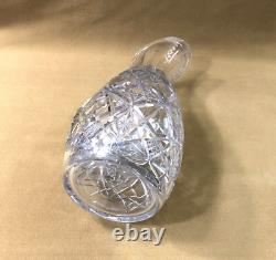 Ancien pichet / broc / verseuse en cristal BACCARAT modèle LAGNY 26,5 cm Carafe
