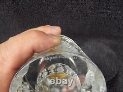 Ancien porte bougie ou porte briquet LALIQUE France modéle TOKYO cristal signé