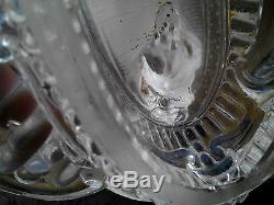 Ancien porte montre à gousset baguier en cristal de Baccarat fin du XIXe siècle