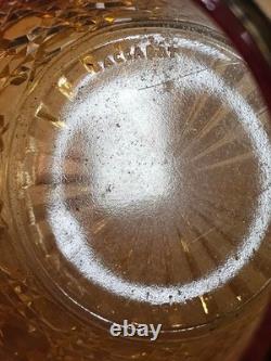 Ancien poudrier BACCARAT en cristal Art déco du début XX