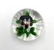 Ancien presse papier sulfure PENS&Eacute;E en cristal de BACCARAT paperweight &Oslash; 6,8 cm