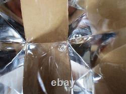 Ancien rare cendrier ou vide-poches moderniste en cristal de Baccarat vers 1990