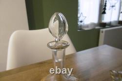 Ancien service à liqueurs en cristal de Baccarat émaillé doré