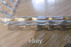 Ancien service à liqueurs en cristal de Baccarat émaillé doré