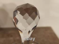 Ancien service huilier vinaigrier signé BACCARAT, modèle BAMBOU, fin XIXe