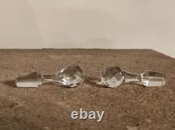 Ancien service huilier vinaigrier signé BACCARAT, modèle BAMBOU, fin XIXe