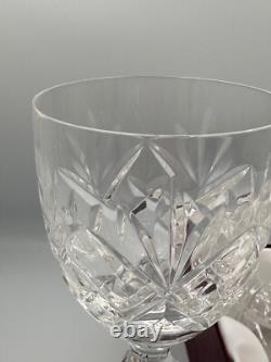 Ancien service verre x 6 Cristal taillé Lorraine/art de la table SIGNÉ coffret