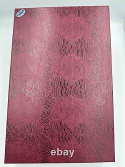 Ancien service verre x 6 Cristal taillé Lorraine/art de la table SIGNÉ coffret