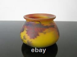 Ancien vase Peynaud. Verre émaillé. Pate de verre
