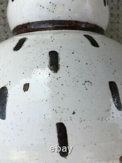 Ancien vase coloquinte design RENE HERBST pottery ceramique