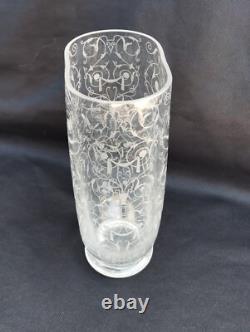 Ancien vase cristal BACCARAT modele MICHEL ANGE gravé