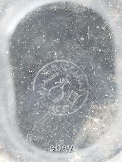 Ancien vase cristal BACCARAT modele MICHEL ANGE gravé