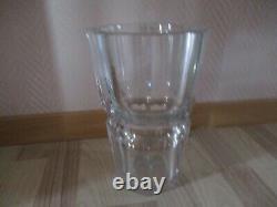 Ancien vase cristal baccarat modéle EDITH année 30 hauteur 25 cm