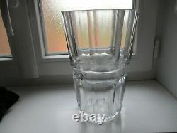 Ancien vase cristal baccarat modéle EDITH année 30 hauteur 25 cm