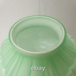 Ancien vase opaline verte boule art deco 1930 vigne raisin no pierre d avesn