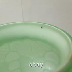 Ancien vase opaline verte boule art deco 1930 vigne raisin no pierre d avesn