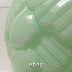 Ancien vase opaline verte boule art deco 1930 vigne raisin no pierre d avesn