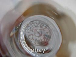 Ancien verre à eau cristal signé Bayel x5 Cristallerie Royale de Champagne