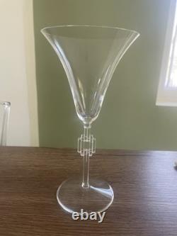 Ancien verre à eau en cristal signé Lalique France modele Tosca