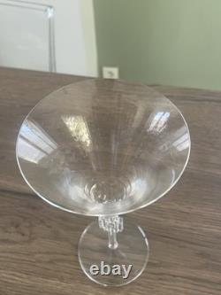 Ancien verre à eau en cristal signé Lalique France modele Tosca