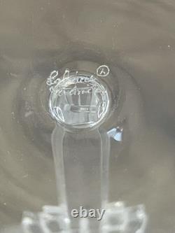 Ancien verre à eau en cristal signé Lalique France modele Tosca