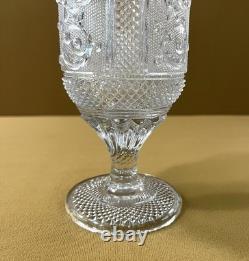 Ancien verre à pied CHARLES X cristal 15 cm (Le Creusot Baccarat Saint Louis)