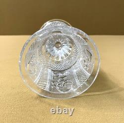 Ancien verre à pied CHARLES X cristal 15 cm (Le Creusot Baccarat Saint Louis)