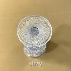 Ancien verre à pied CHARLES X cristal 15 cm (Le Creusot Baccarat Saint Louis)