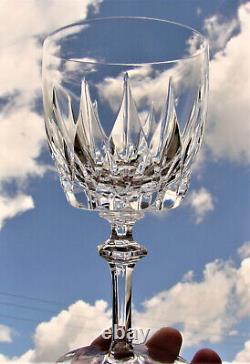 Ancien verre à vin en cristal x6 Eau Vin Raisin Daum Baccarat St Louis