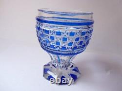 Ancien verre cristal taillé (23152)