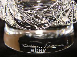 Ancien verre cristal x 6 signé Daum FRANCE Modèle Sorcy French Glass N°1