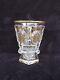 Ancien verre en cristal de BACCARAT et dorure époque CHARLES X à décor fleuri 1
