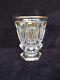 Ancien verre en cristal de BACCARAT et dorure époque CHARLES X à décor fleuri 2
