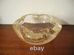 Ancien vide poche cristal Daum France déco vintage french crystal cup pin tray