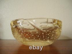 Ancien vide poche cristal Daum France déco vintage french crystal cup pin tray