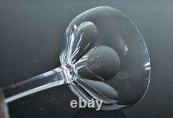 Ancienne 6 Coupes A Champagne Cotes Large Cristal Modele Genova Baccarat Signe