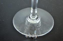 Ancienne 6 Coupes A Champagne Cotes Large Cristal Modele Genova Baccarat Signe