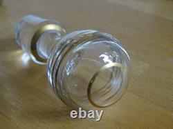 Ancienne Belle Carafe Cave Liqueur Cristal 19 Eme Napoleon III Decor Or Gold